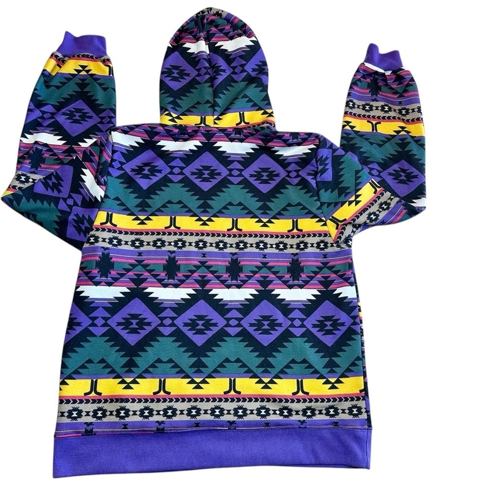 WeSC Raffe Mike Blanket AOP Unisex Hooded Sweatshirt Mens Size M Womens …​​​ - Picture 3 of 11